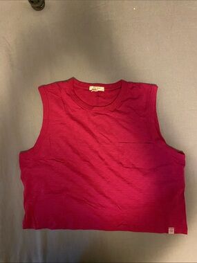 rag & bone Hot Pink Sleeveless Crop Tank